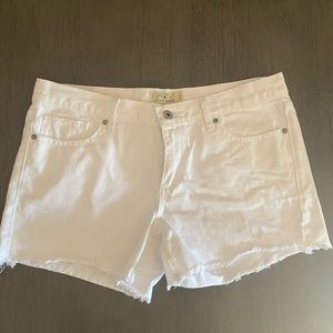 Lucky Brand white cut off shorts size 30
